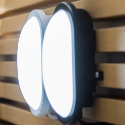 LEDVANCE Bulkhead LED-vegglampe 11W svart| Kommersiell Utebelysning|Led-Utendørs