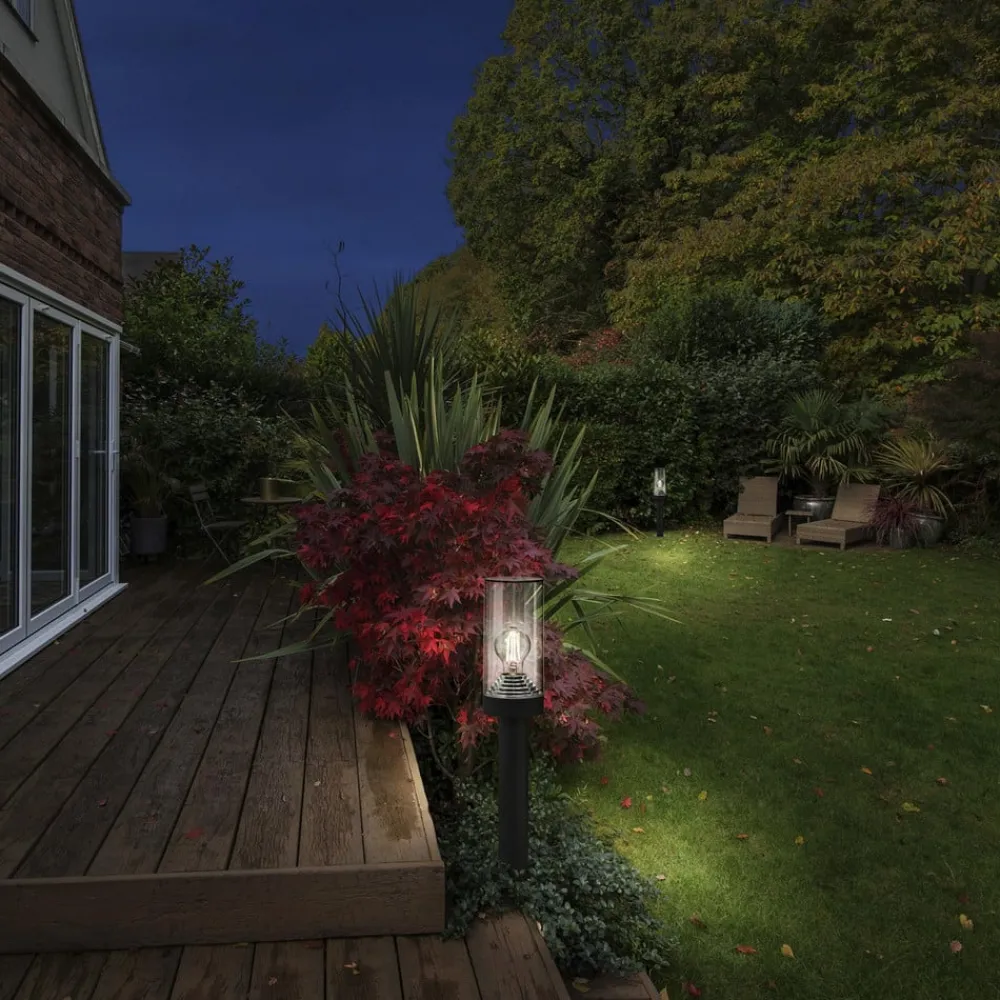 LEDVANCE Endura Classic Amber stibelysning, mørkegrå| Gatebelysning, Pullert Belysning