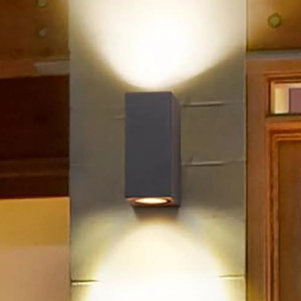 LEDVANCE Endura Classic Square up/down svart| Vegglamper Utendørs