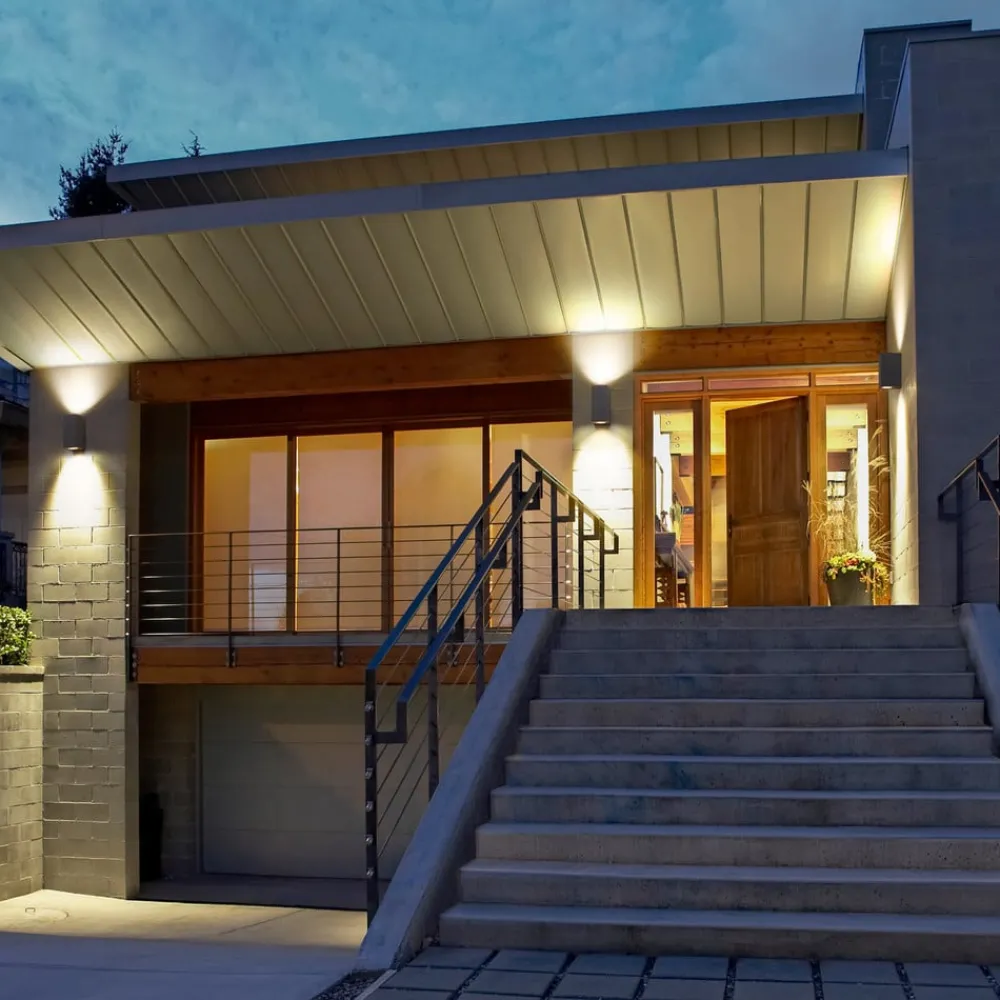 LEDVANCE Endura Classic Square up/down svart| Vegglamper Utendørs