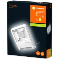LEDVANCE Endura Flood LED-spotlight utendørs hvit 50 W| Utespotter