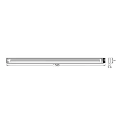 LEDVANCE Flex COB LED-stripe IP20 3000K, 1,5 m| Lysstriper