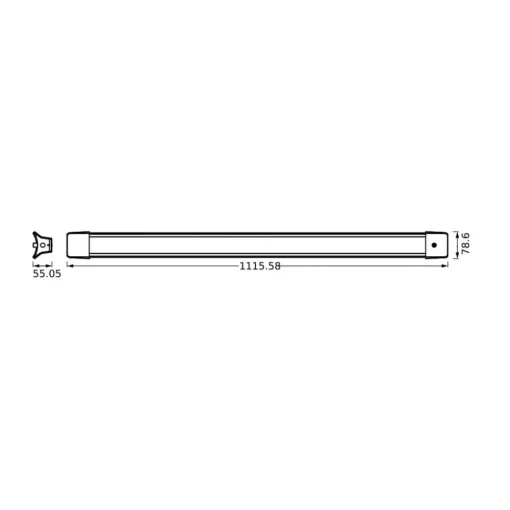 LEDVANCE LED-hengelampe til kontor Line 840 lengde 112 cm, hvit| Kontorbelysning