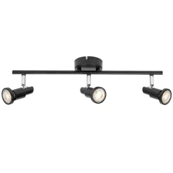 LEDVANCE LED-takspotlight GU10, tre pærer, svart| Spotter I Tak
