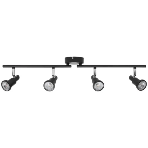 LEDVANCE LED-takspotlight GU10, fireflammet, svart| Spotter I Tak