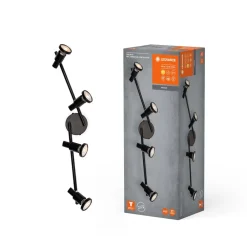 LEDVANCE LED-takspotlight GU10, fireflammet, svart| Spotter I Tak