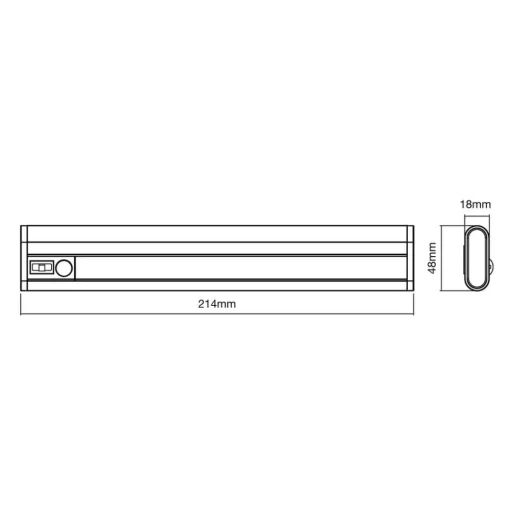LEDVANCE LinearLED Mobile 200 LED-møbellampe| Kontorbelysning