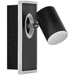 LEDVANCE Mars LED-veggspotlight, 2-lys, 1 spot, svart Discount