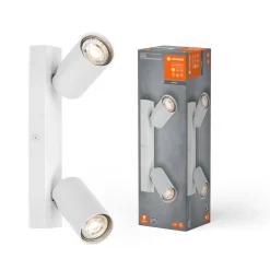 LEDVANCE Octagon LED-spotlight, dimbar, to-lampe, hvit