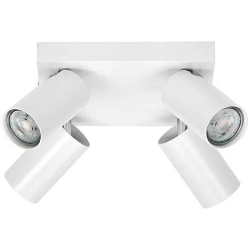 LEDVANCE Octagon LED-spotlight, dimbar, 4-lys, firkantet, hvit| Spotter I Tak