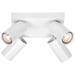 LEDVANCE Octagon LED-spotlight, dimbar, 4-lys, firkantet, hvit| Spotter I Tak