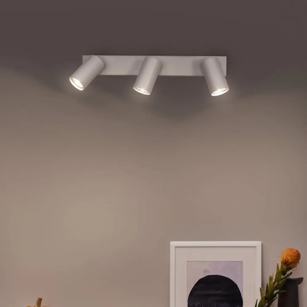 LEDVANCE Octagon LED-spotlight, dimbar, tre lamper, hvit| Spotter I Tak