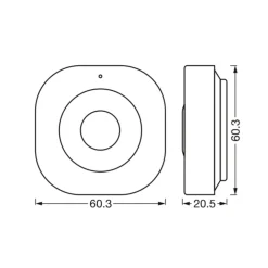 LEDVANCE SMART+ Bevegelsessensor, WiFi, med oppladbart batteri Outlet
