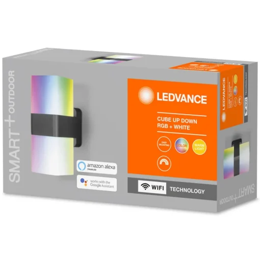 LEDVANCE SMART+ WiFi Cube vegglampe RGBW up/down| Vegglamper Utendørs