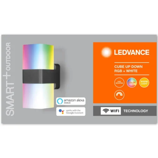 LEDVANCE SMART+ WiFi Cube vegglampe RGBW up/down| Vegglamper Utendørs