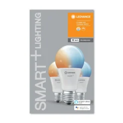 LEDVANCE SMART+ WiFi E27 9W Classic CCT 3 stk| E27 Pærer|Dimbar Led-Pære