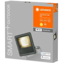 LEDVANCE SMART+ WiFi Flood veggspot 3 000 K 50W| Smarthus Utebelysning