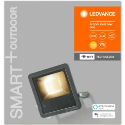 LEDVANCE SMART+ WiFi Flood veggspot 3 000 K 50W| Smarthus Utebelysning