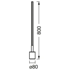 LEDVANCE SMART+ WiFi Floor Corner Slim hvit
