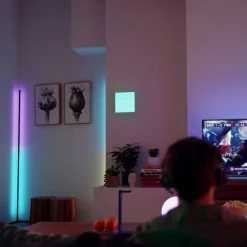 LEDVANCE SMART+ WiFi Floor Hjørne gulvlampe sort 140 cm| Smarthus Belysning|Gulvlamper