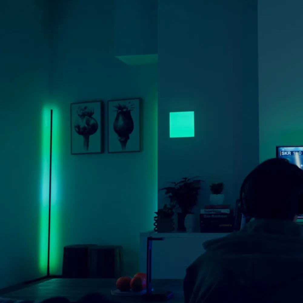 LEDVANCE SMART+ WiFi Floor Gulvhjørne gulvlampe, hvit, 140 cm| Smarthus Belysning|Gulvlamper