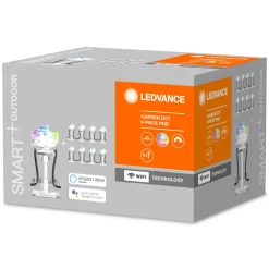 LEDVANCE SMART+ WiFi Garden Dot LED-spot 9-delt sett med 9 deler| Smarthus Utebelysning