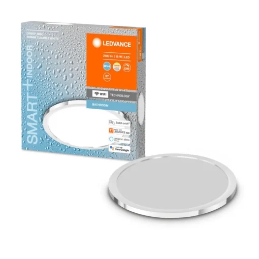 LEDVANCE SMART+ WiFi Orbis Disc, sølv, Ø 30 cm Hot