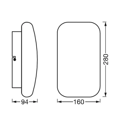 LEDVANCE SMART+ WiFi Orbis Wall Aqua IP44 28x16 cm| Smarthus Belysning