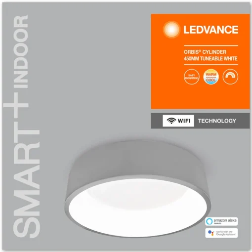 LEDVANCE SMART+ WiFi Orbis Cylinder CCT 45 cm grå Discount
