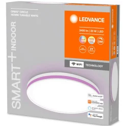 LEDVANCE SMART+ WiFi Orbis Circle CCT RGB hvit| Smarthus Belysning