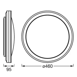 LEDVANCE SMART+ WiFi Orbis Circle CCT RGB hvit| Smarthus Belysning