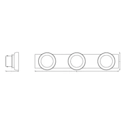 LEDVANCE SMART+ WiFi Orbis Wall Round, lengde 48cm| Smarthus Belysning