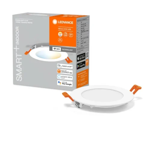 LEDVANCE SMART+ WiFi Orbis Downlight slim Ø 12 cm| Smarthus Belysning|Spotter I Tak