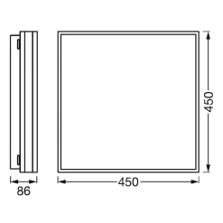 LEDVANCE SMART+ WiFi Orbis-magnet, hvit, 45x45cm Sale