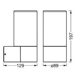 LEDVANCE SMART+ WiFi Outdoor Pipe Wall, RGBW Online