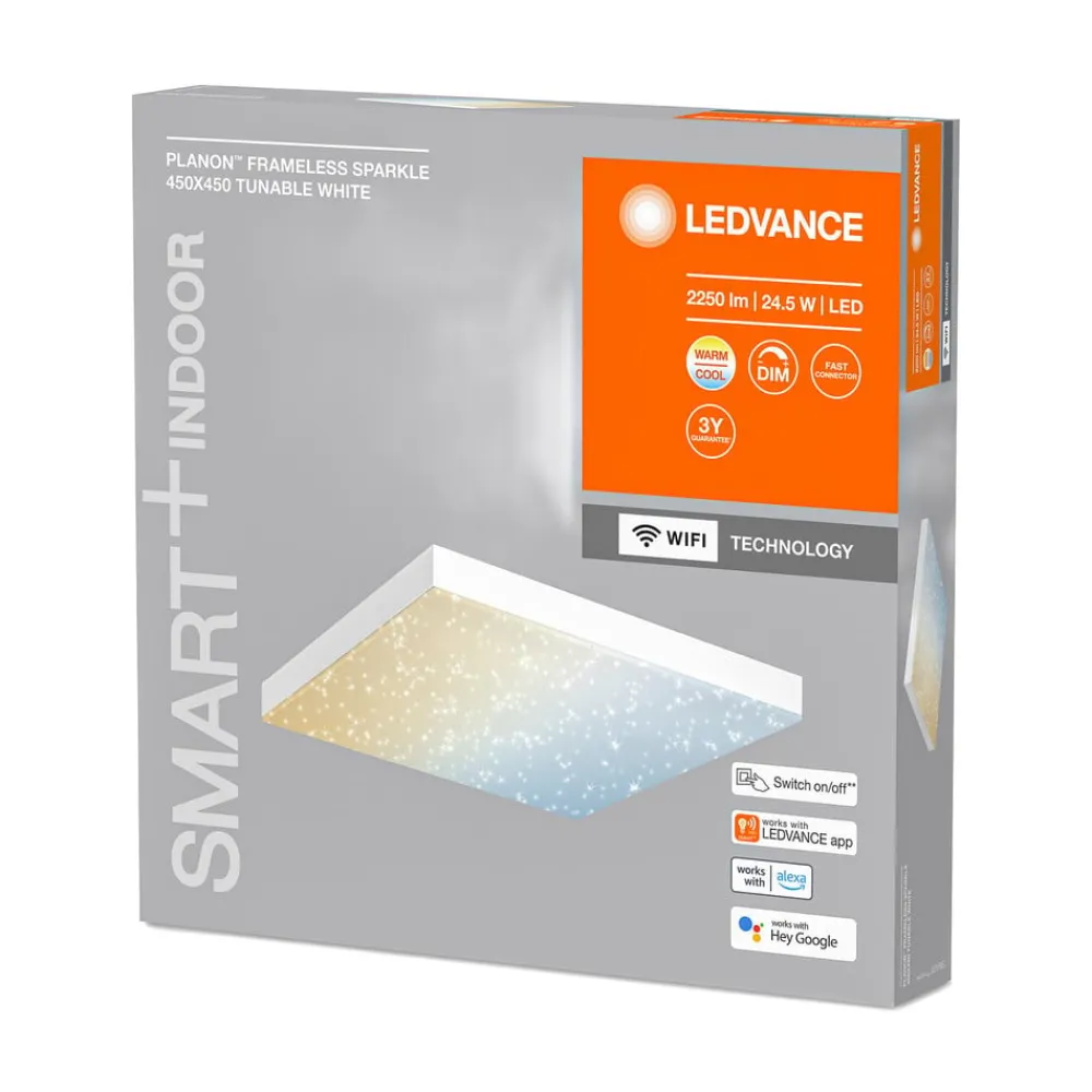 LEDVANCE SMART+ WiFi Planon FL Sparkle 45x45 cm| Smarthus Belysning