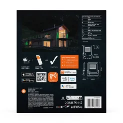 LEDVANCE SMART+ WiFi-flomlys, RGBW svart 50 W| Kommersiell Utebelysning|Smarthus Utebelysning