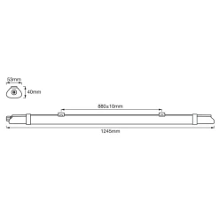 LEDVANCE SubMarine SLIM Value LED-armatur 124,5 cm| Teknisk Lys