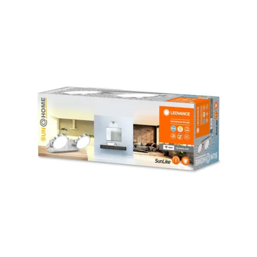 LEDVANCE SMART+ LEDVANCE SUN@Home baderoms LED-veggspot med 2 lamper| Smarthus Belysning