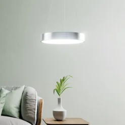 LEDVANCE SMART+ LEDVANCE SUN@Home sirkulær LED-pendel i sølv| Smarthus Belysning