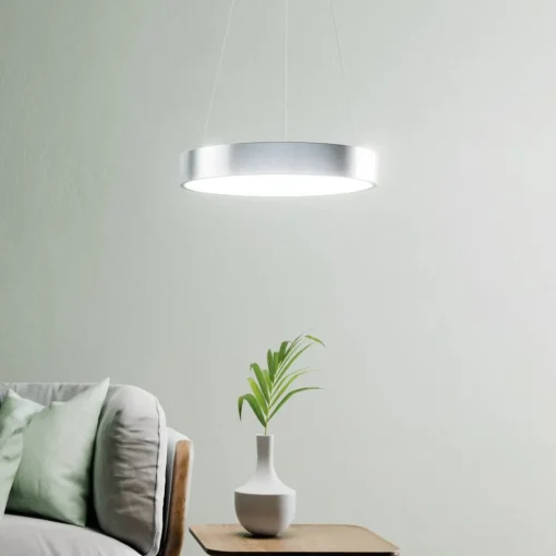 LEDVANCE SMART+ LEDVANCE SUN@Home sirkulær LED-pendel i sølv| Smarthus Belysning