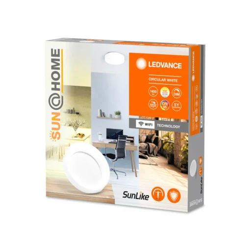 LEDVANCE SMART+ LEDVANCE SUN@Home Sirkulær LED-taklampe hvit Clearance