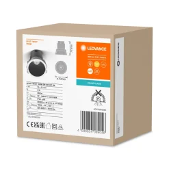 LEDVANCE Twist innfelt spot Ø7cm 830 hvit/svart Hot