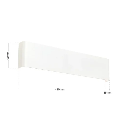 ORION LED-vegglampe Accent med up-/downlight, hvit Discount
