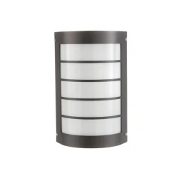 CMD LED-vegglampe Aqua Marco Stål antracitt Raster Sensor| Kommersiell Utebelysning|Vegglamper Med Sensor