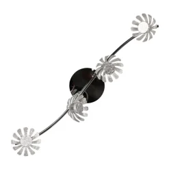 Eco-Light LED-vegglampe Bloom 4 lyskilder sølv| Vegglamper