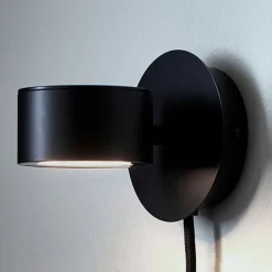Nordlux LED-vegglampe Clyde med plugg og dimmer| Vegglamper