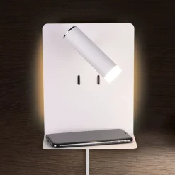 Trio Lighting LED-vegglampe Element, matt hvit Discount