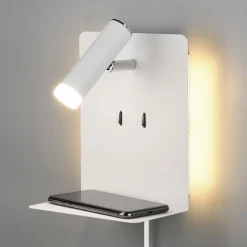 Trio Lighting LED-vegglampe Element, matt hvit Discount