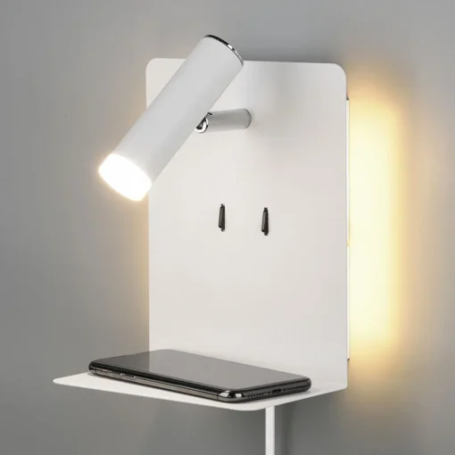 Trio Lighting LED-vegglampe Element, matt hvit Discount
